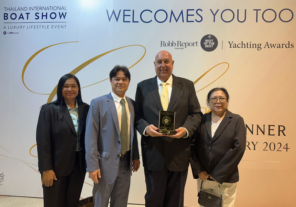 Ocean Marina Jomtien scores win with  “Best Marina Berth Facilities in Thailand” award